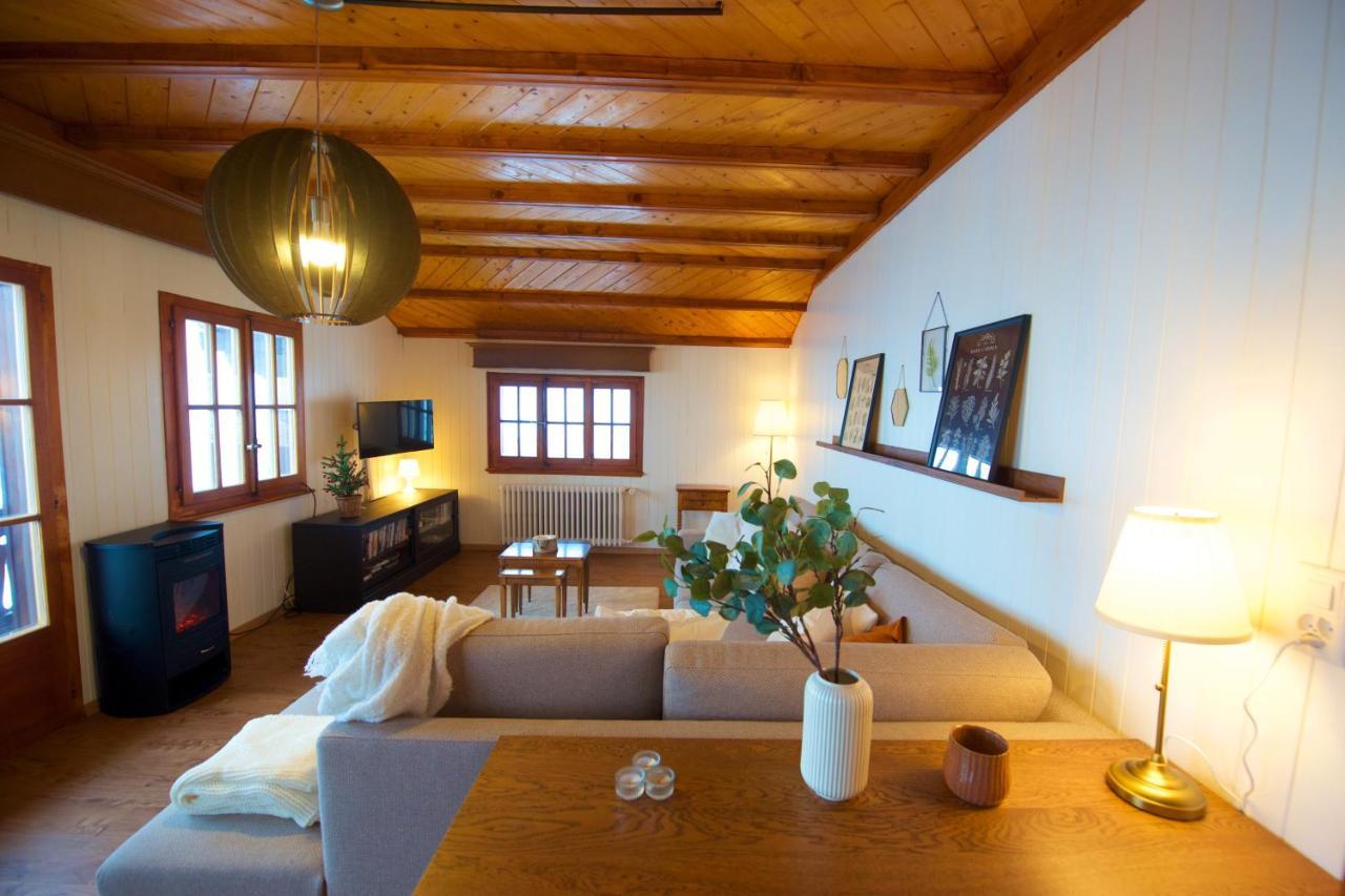Chalet 4 Personnes Avec Sauna Leysin Zewnętrze zdjęcie