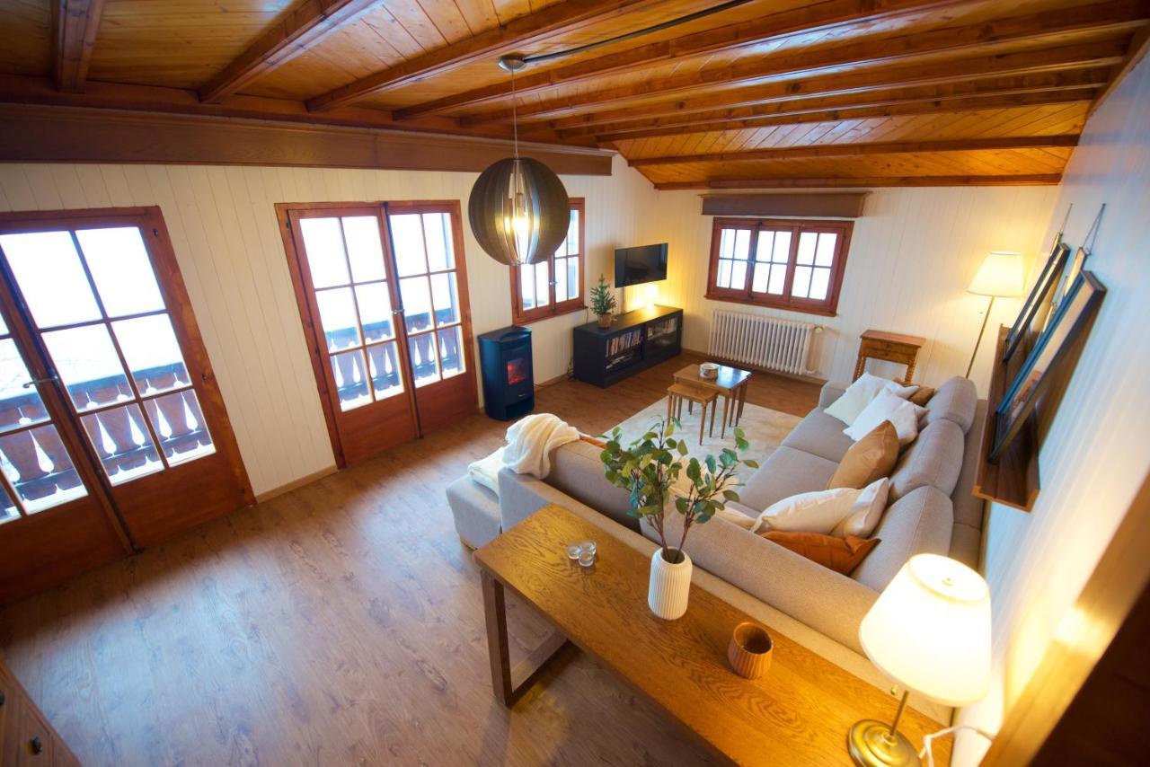 Chalet 4 Personnes Avec Sauna Leysin Zewnętrze zdjęcie