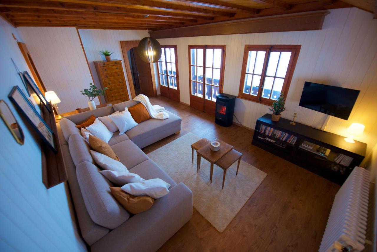Chalet 4 Personnes Avec Sauna Leysin Zewnętrze zdjęcie